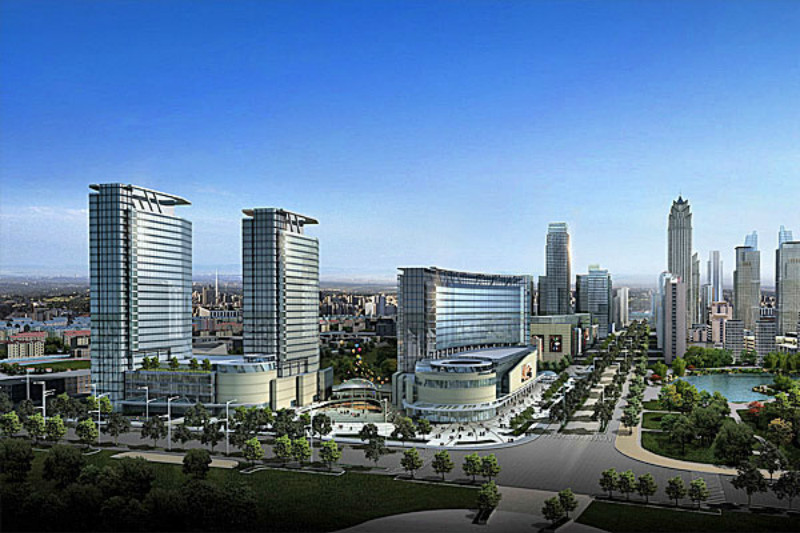 蘇州獅山廣場屋面噴涂聚氨酯工程